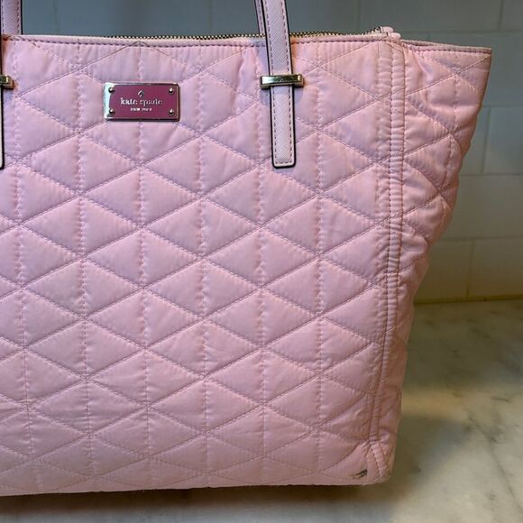 Kate Spade Bag Purse Handbag NY Wilson Road Quilted Kaylie Baby Weekend Travel - Picture 3 of 16